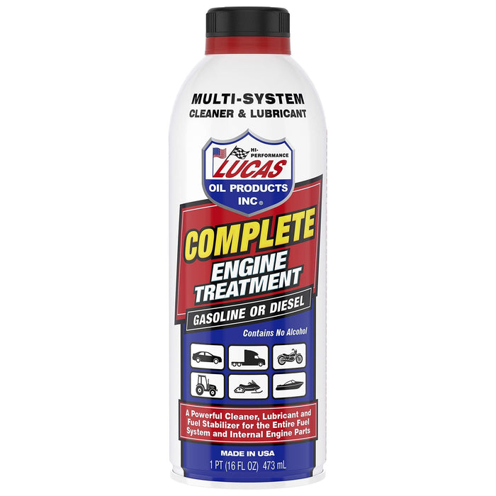 Lucas Oil Complete Engine And Fuel Treatment 473Ml 40016A Lucas  - Dynamic Drive