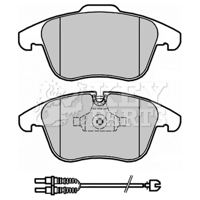 Genuine Key Parts KBP2184 Front Brake Pads-Includes Wear Indicators (Ate-Teves)