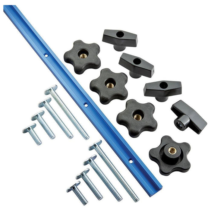 Rockler Universal T-Track Set 17pce 1219mm (4ft) Rockler  - Dynamic Drive