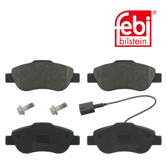 Genuine FEBI Front Brake Discs & Pads Set Vented for Fiat 500 Febi Bilstein  - Dynamic Drive