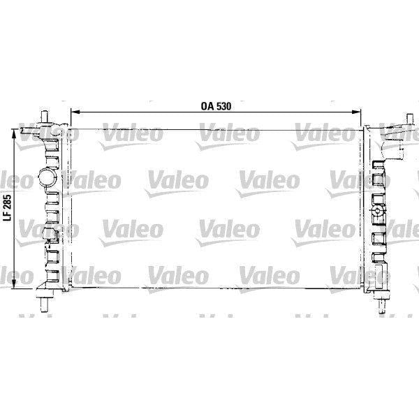 Genuine Valeo fits Radiator OpeLeft Corsa B 1.2 I Valeo  - Dynamic Drive