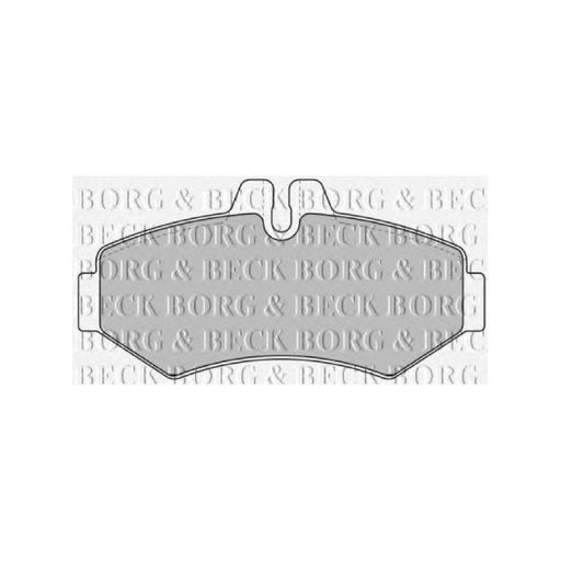 Genuine Borg & Beck Rear Brake Pads fits Mercedes Sprinter 199806 BBP1667 Borg & Beck  - Dynamic Drive