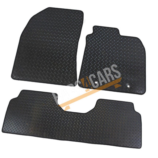 Tailored Rubber Mats for Toyota Avensis 09-11  + Clips 2009 2010 2011 UKB4C  - Dynamic Drive