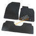 Tailored Rubber Car Mats for Toyota Avensis 09-11 Set of 3 XL With 2 Clips UKB4C  - Dynamic Drive