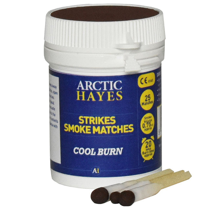 Arctic Hayes Smoke Matches Tub of 25 for Caravan/Motorhome Nova  - Dynamic Drive