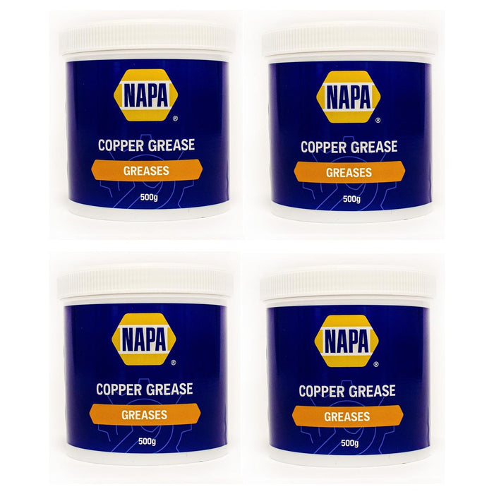 4x NAPA Car Brake Calipers Pads Discs Squeal Anti Seize Copper Grease 500g Tub