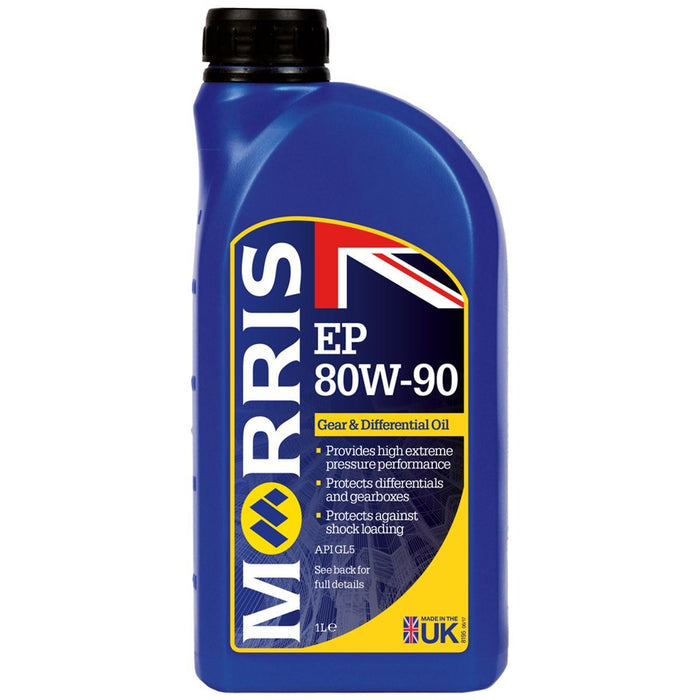 Morris EP80W 90 Gear Oil 1L Extreme Pressure Gear Oil for Manual Transmission