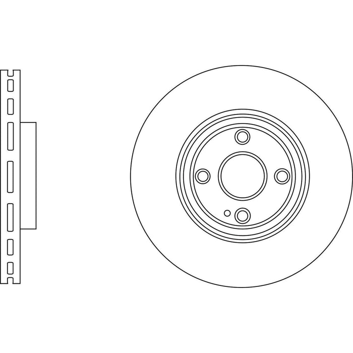 Apec Brake Disc Front Fits Fiat 124 Mazda Mx5