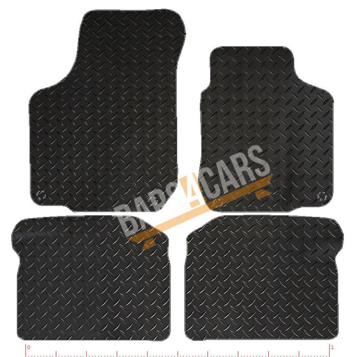 Blue TailoBlue Rubber Mats fits VW Golf 4 Beetle 1998 1999 2000 2001 2002 2003 2 UKB4C  - Dynamic Drive