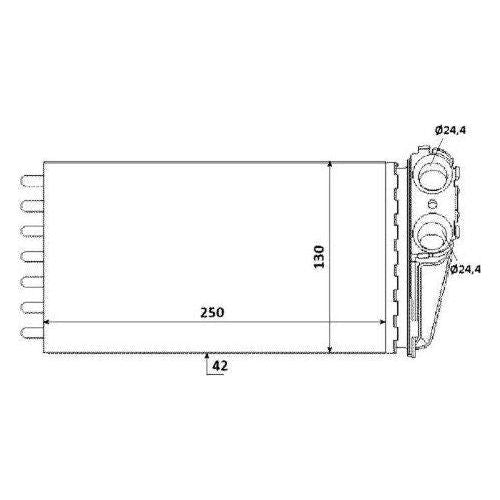 NRF Heater Radiator 53560