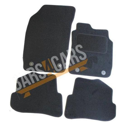 Fully Tailored Black Yellow Trim Carpet Mats fits for Audi A1 Set of 4 With 4 Clips UKB4C  - Dynamic Drive