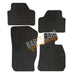 Blue Trim TailoBlue Black Rubber Car Mats for Bmw X1 10 ON Set of 4 UKB4C  - Dynamic Drive