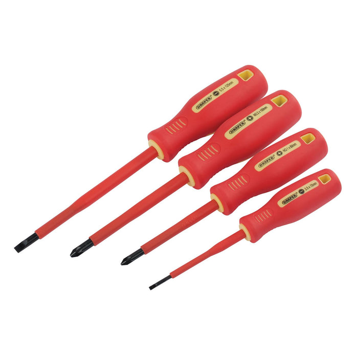 Draper Fully Insulated Screwdriver Set (4 Piece) 46539