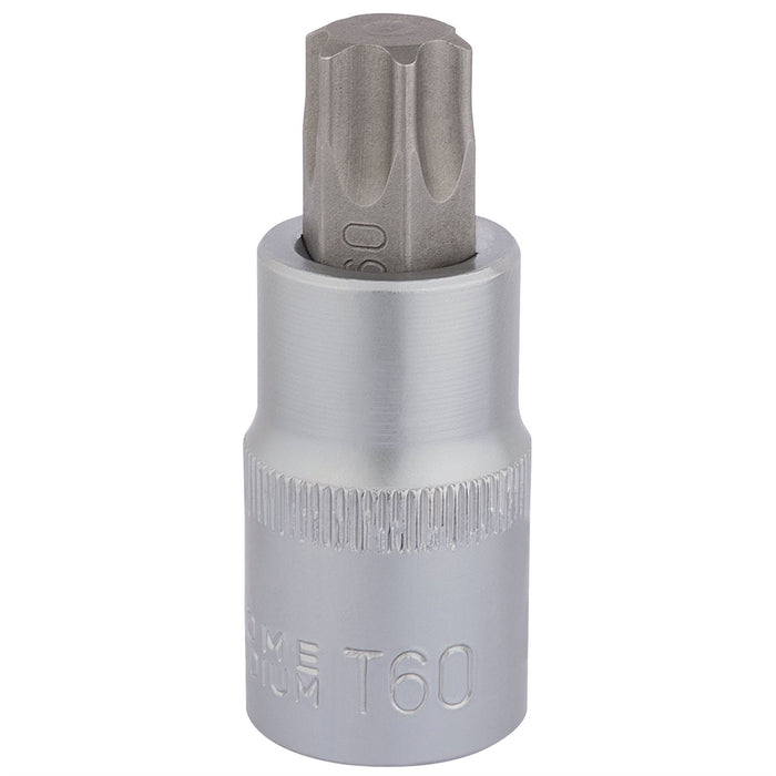 Draper TX-STAR Socket Bit, 1/2" Sq. Dr., T60 x 55mm 16323 Draper  - Dynamic Drive