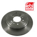 Genuine FEBI Rear Brake Discs & Pads Set Solid for Peugeot 607 Febi Bilstein  - Dynamic Drive