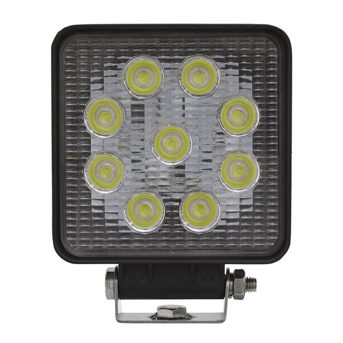 Sealey Square Worklight with Mounting Bracket 27W SMD LED LED3S Sealey  - Dynamic Drive