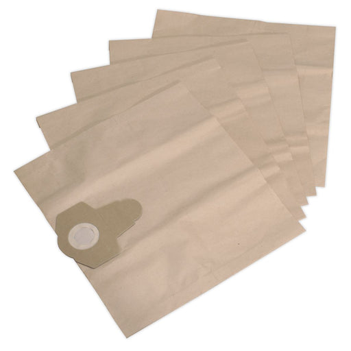 Sealey Dust Collection Bag for PC300 Series Pack of 5 PC300PB5 Sealey  - Dynamic Drive