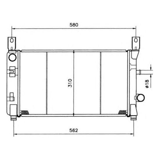 NRF Radiator 506224