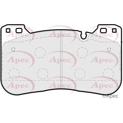 Apec Brake Pads Front Fits BMW 5 M509/17 -;Bmw X5 M12/19 X6 -;