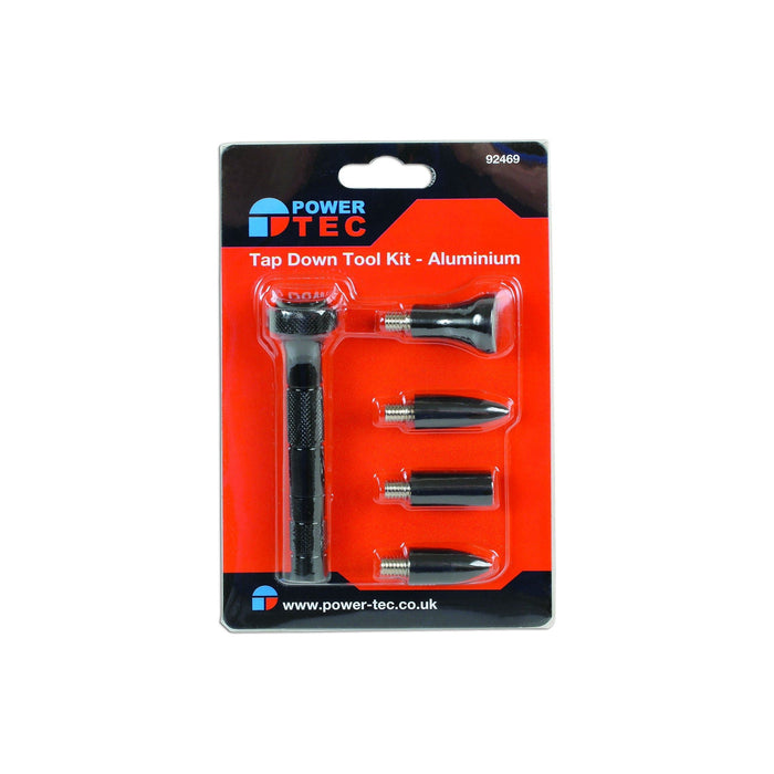 Power-Tec Tap Down Tool Kit, Aluminium 92469