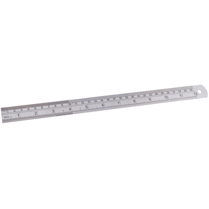 Draper Steel Rule, 300mm/12" 59641 Draper  - Dynamic Drive