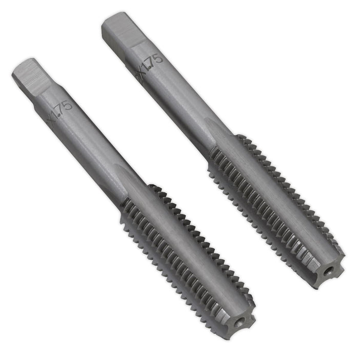 Sealey Tap Set 2pc (Taper & Plug) M12 x 1.75mm TSM12