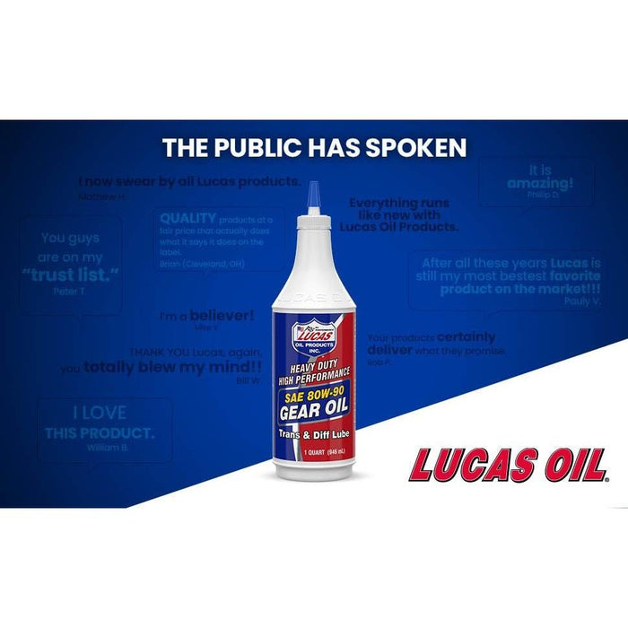 Lucas Oil 80W90 Gear Oil 946Ml 10043