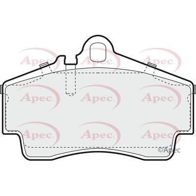 Apec Brake Pads Rear Fits Porsche 911 Boxster Cayman