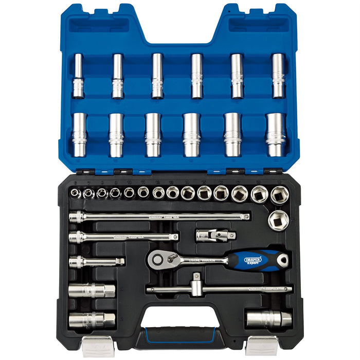 Draper Metric Socket Set, 3/8" Sq. Dr. (36 Piece) 16449 Draper  - Dynamic Drive