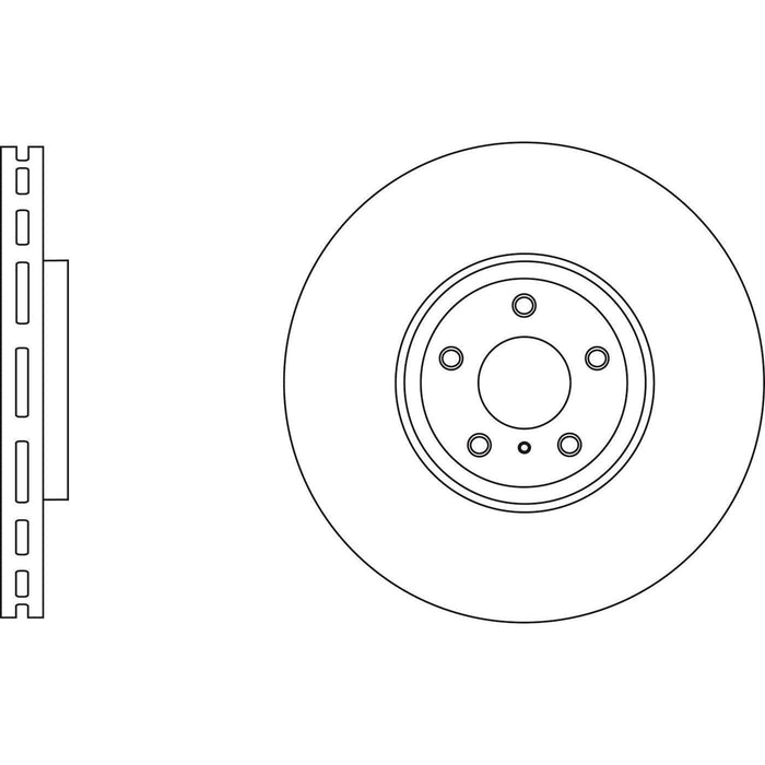 Apec Brake Disc Front Fits Infiniti Ex Fx G M Q Qx Nissan 300 Series