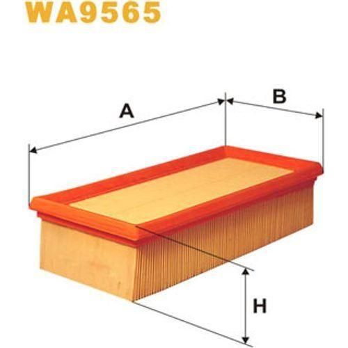 Genuine WIX Air Filter Panel fits Mitsubishi Colt DiD - 1.5 - 04-12 WA9565 Wix Filters  - Dynamic Drive