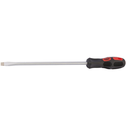 Draper Plain Slot Flared Tip Long Reach Screwdriver, 9.5 x 250mm (Sold Loose) Draper  - Dynamic Drive