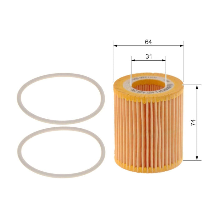 Genuine Bosch Car Oil Filter P9248 fits Vauxhall Zafira CDTi - 1.9 - 05- 1457429