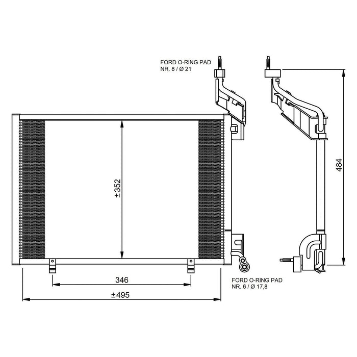 NRF Condenser 35976