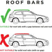 Summit Roof Rack Cross Bars fits Opel Astra 1998-2009 Estate 5 door Summit  - Dynamic Drive