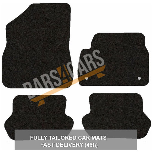 Fully Tailored Black Carpet Car Mats for Citroen Ds5 12> Set of 4 With 2 Clips UKB4C  - Dynamic Drive