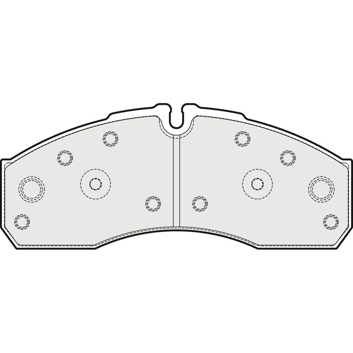 Apec Brake Pads Front Fits Nissan Nt400 Cabstar