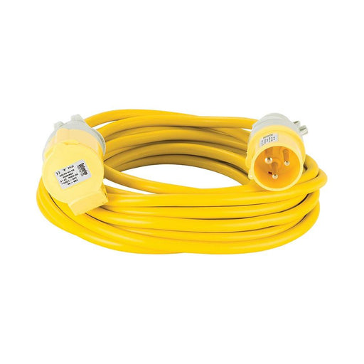 Defender Arctic Extension Lead Yellow 16A 2.5mm2 10m 110V Defender  - Dynamic Drive