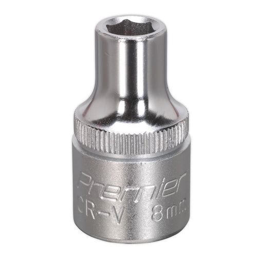 Sealey WallDrive Socket 8mm 1/2"Sq Drive S1208 Sealey  - Dynamic Drive