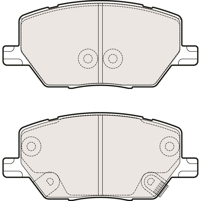 Apec Brake Pads Front Fits Fiat 500X Jeep Compass Renegade