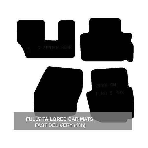 Tailored Rubber Mats for Ford S Max 7 Seat Version 2006 2007 2008 2009 2010 UKB4C  - Dynamic Drive