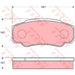 Genuine TRW Brake Pads (Rear) (R90) GDB1521 TRW  - Dynamic Drive