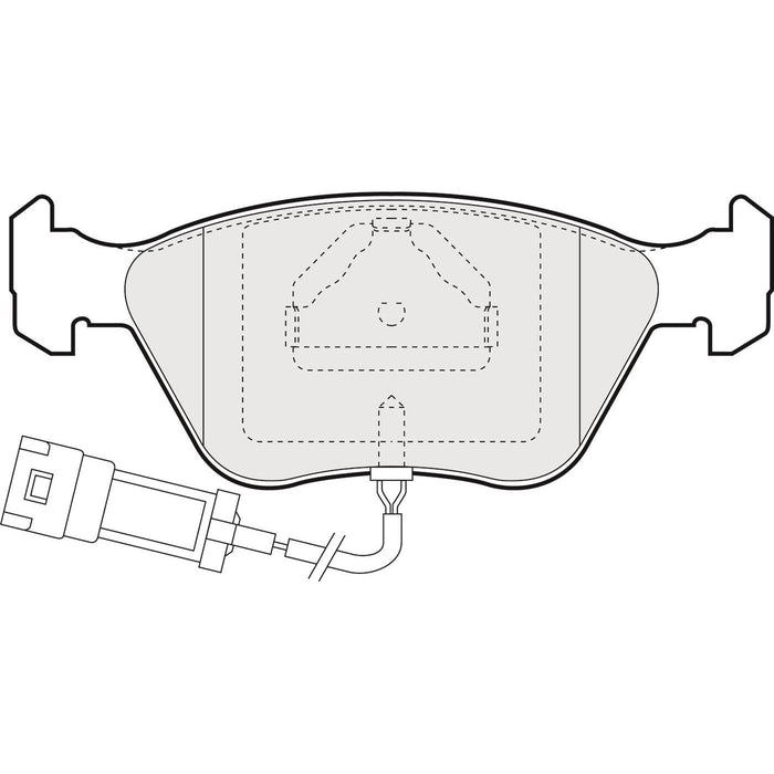 Apec Brake Pads Front Fits Ford Escort Mondeo Scorpio Sierra