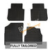 Tailored Rubber Car Mats for Citroen C3 Picasso 08> Mpv Set of 4 With 2 Clips UKB4C  - Dynamic Drive