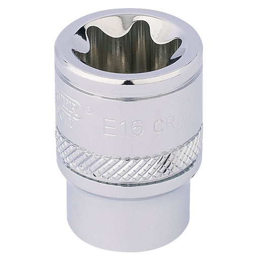 Draper TX-STAR Socket, 3/8" Sq. Dr., E16 34204 Draper  - Dynamic Drive