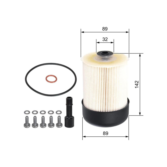 Bosch Car Fuel Filter N2857 fits Renault Trafic III dCi 120 - 1.6 - 14- F0264028