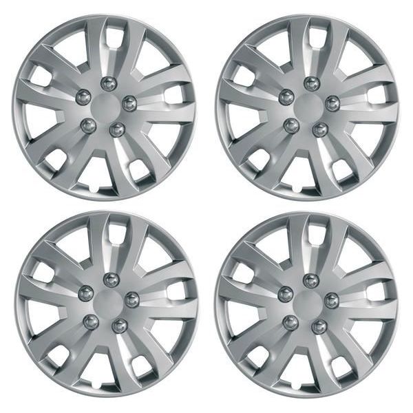 Set of 4 Ring Gyro Wheel Trims / Hub Caps 13" Covers Universal Fit Deep Dish