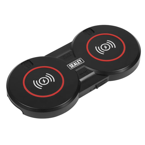 Sealey Wireless Charging Base Double 5V⎓2A Sealey  - Dynamic Drive