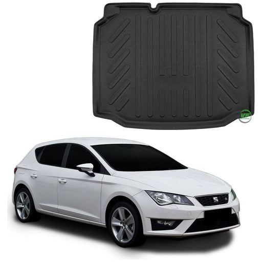 Heavy Duty Tailored Fit Boot Liner Tray Car Mat For Seat Leon MK3 Hatch 2013- UKB4C  - Dynamic Drive