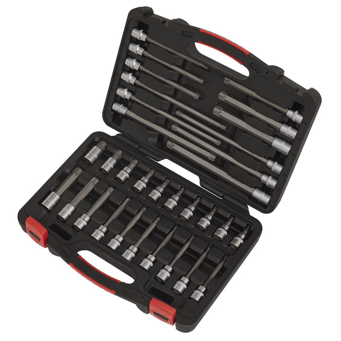 Sealey TRX-Star* Socket Bit Set 32pc 3/8"Sq Drive Platinum Series AK89001